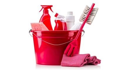 Housework broom and mop. Sweeper brooms, home cleaning mops and cleanup broom with dustpan. Broom, kitchen and bathroom hygiene or housework equipment. Isolated cartoon vector illustration symbols set