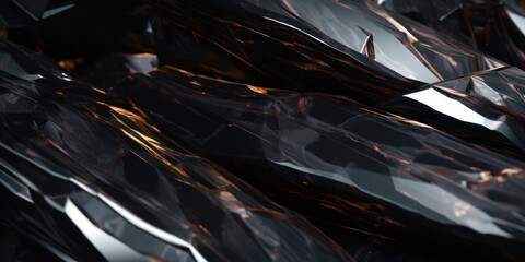 Obsidian volcanic Glass Texture