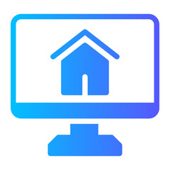 computer gradient icon