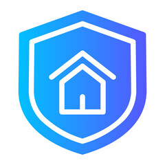 home insurance gradient icon