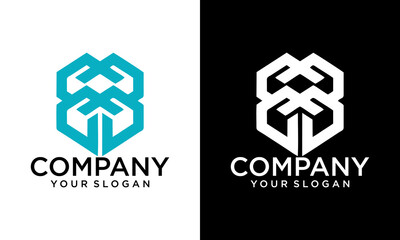 Letter M W MW WM logo design concept. Elegant vector logo template