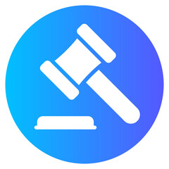 auction gradient icon