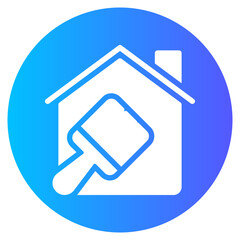 renovation gradient icon