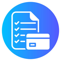 report gradient icon