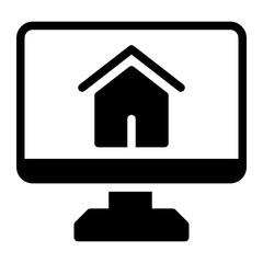 computer glyph icon