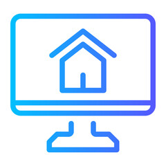 computer gradient icon