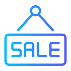 for sale gradient icon