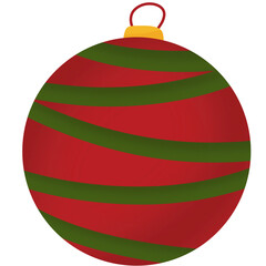 red christmas ball