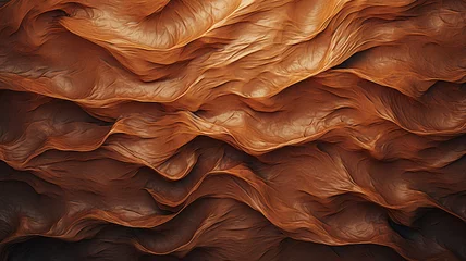 Foto op Canvas brown leather texture © amirhamzaaa