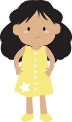 Happy cute African girl. African girl. Cute kids. Child.