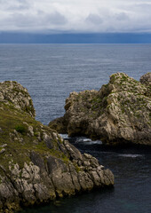 Fototapeta premium Landscape in Costa Quebrada, Liencres, Cantabria 