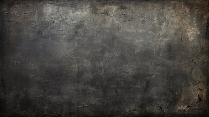 Grunge and scratch on black metal plate background - 681064359