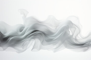 Vector realistic isolated smoke effect for decoration and covering on the transparent background. AI generative