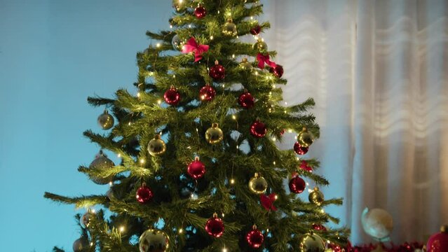 Christmas tree In The Hotel Room