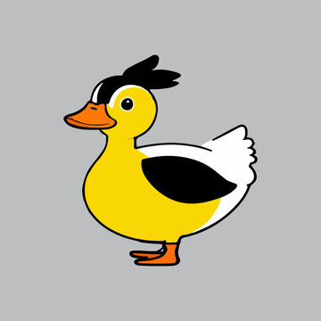Duck Vector Stock Illustrations,Cartoon of a duck Royalty