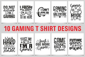 Gaming t shirt design bundle - Gaming Svg Bundle | Gamer Svg | Birthday Gift Boys Svg | Roblox Svg | Dowload File | Controller Svg | I Paused My Game To Be Here Svg
