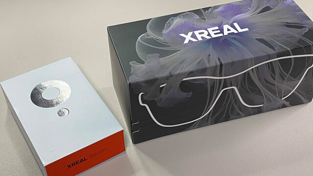 Unboxing XREAL Air 2 and XREAL Beam Smart Glasses for Enhanced Augmented Reality
