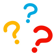 三つのクエスチョンマーク