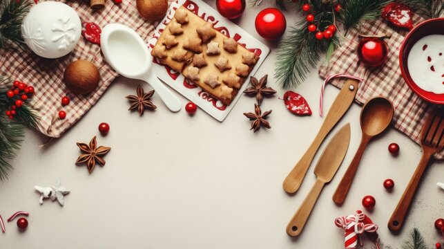  a close up of a plate of food on a table with utensils and a bowl of cookies on a plate and a bowl of cookies on the side.