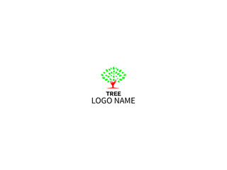Tree logo collection design vector,