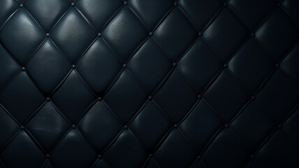 Black leather upholstery