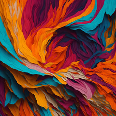 abstract colorful background. Music transformation into color symphony. Background to use on graphic design or wallpaper