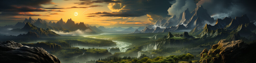 Fototapeta premium landscape wallpaper