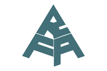 RFA, RF, logos. Abstract initial monogram letter alphabet logo design
