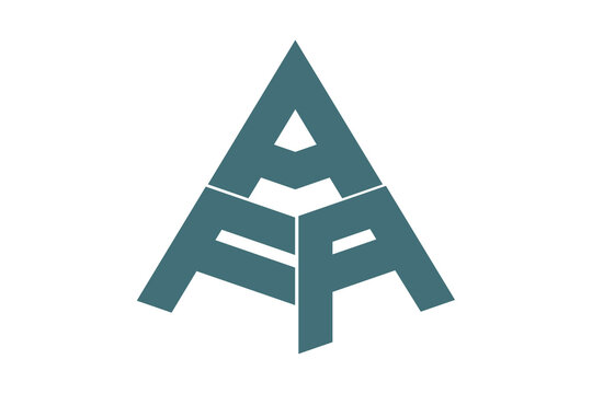 AFA, AF, logos. Abstract initial monogram letter alphabet logo design