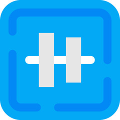 Fototapeta premium Vertical alignment Icon