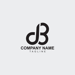 Elegant BB Letter Linked Monogram Logo Design