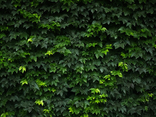 Obraz premium Wild grape leaf background on the wall
