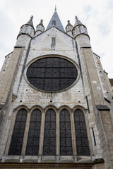 Fototapeta na wymiar gothic style stone work on a church