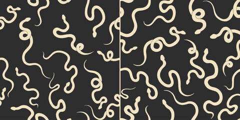 Vector illustration set of moon phases. Different stages of moonlight activity in vintage engraving style. Zodiac Signs