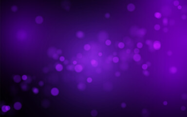 Purple bokeh soft light abstract backgrounds, Vector eps 10 illustration bokeh particles, Backgrounds decoration