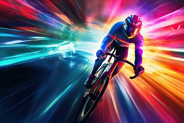Cycling Through the Colorful Neon Tunnel of Speed Generative AI