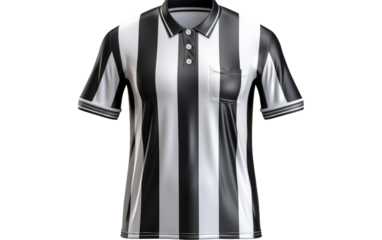 Professional Sportswear Whistle Ready Uniform on a White or Clear Surface PNG Transparent Background