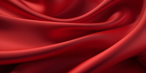 Obraz premium Close-up of red texture fabric cloth textile background