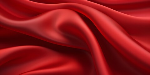 Obraz premium Close-up of red texture fabric cloth textile background