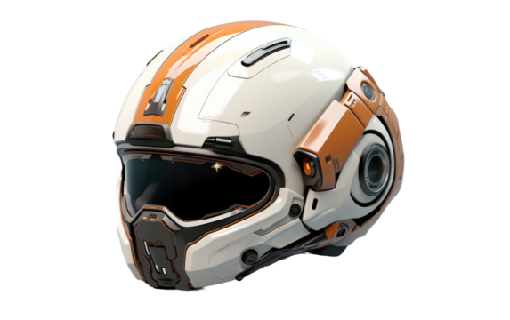 Space Explorers Headgear SciFi Protection on a White or Clear Surface PNG Transparent Background