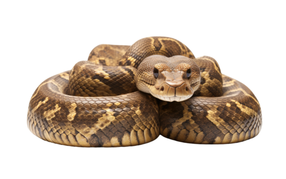 Slithering Python Doll Soft and Slithery Python on a White or Clear Surface PNG Transparent Background