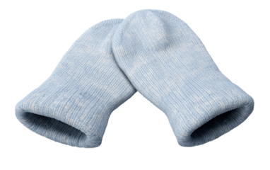 Chilled Charm Hand Coverings Snug Snow Mitts on a White or Clear Surface PNG Transparent Background