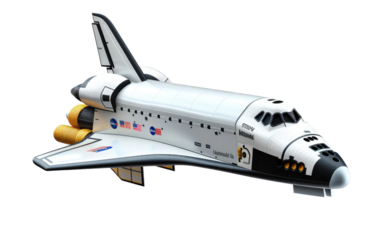 Capturing the Essence of Space Tourism on a Clear Surface or PNG Transparent Background.