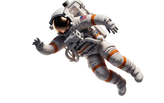 A Close Encounter with Space Exploration on a Clear Surface or PNG Transparent Background.