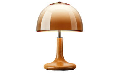 Fototapeta premium The Allure of Realistic Table Lamp on a Clear Surface or PNG Transparent Background.