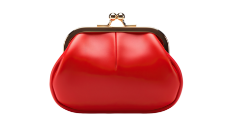 Stylish purse, cut out