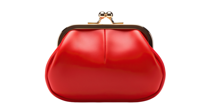 Stylish purse, cut out