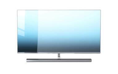 The Allure of Realistic Transparent OLED TV on a Clear Surface or PNG Transparent Background.