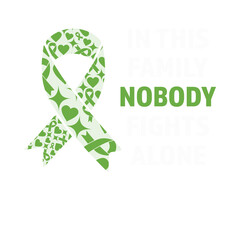 Mental Health Support Squad SVG, Mental Health Month, Mental Health SVG, Mental Health Ribbon, Green Ribbon svg file Cricut Silhouette
