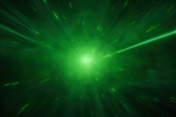 Unreal Engine: Glowing Green Abstract Background